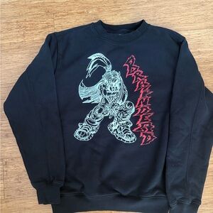 Braindead Black Graphic Men's Sweater